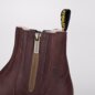 Dr Martens Chelsea 2976 Alyson Zip Grizzly Boots (Cherry) | Autumnal Dr Martens