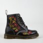Dr Martens 1460 Floral Wanama Boot (Black) | Autumnal Footwear