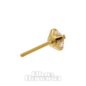 Piercing Blue Banana Plasma Gold Lab Diamond de 2,5 mm sin rosca (dorado) | Blue Banana Piercing