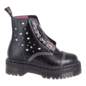 Dr Martens Sinclair Hs Milled Gloss Boot (Black) | Alternative Boots