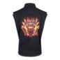 Official Stranger Things Hellfire Distressed Sleeveless Shirt (Black) | Blue Banana