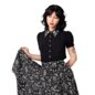 Hell Bunny Mischief Blouse (Black) | Blue Banana