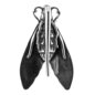Blue Banana Threadless Surgical Steel Death Moth Ear Weight (Silver)