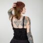 Banned Sanctum Velvet Vest Top (Black) | Banned Alternative Clothing