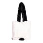 Blue Banana Fluffy Panda Bag (Black/White) | Alternative Accessories