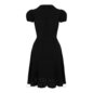 Hell Bunny Nicht In Dich Knielanges Kleid (Schwarz/Rosa) | Blue Banana