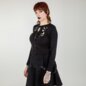 Banned Heritage Moon Cardigan (Black) | Alternative Knits | Autumn Fashion
