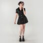 Banned X Blue Banana Pinstripe Core Dress (Black) | Gothic Mini Dress