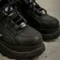 Buffalo Classic Trainer (Black) | Alternative Platform Shoes