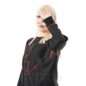 Poizen Industries Hanalei Gebrochenes Herz Jumper (Schwarz/Rot) | Blue Banana