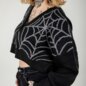 Banned Web Of Night Cardigan (Black/Grey) | Alternative Knits | Autumn Fashion