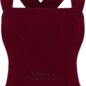 Hell Bunny Patti Pinafore Dress (Burgundy) | Blue Banana