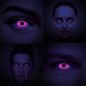 UV i-Glow 30 Tage rosa farbige Kontaktlinsen, Coloured Contacts UK