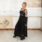 Vixxsin Junia Maxi Dress (Black) | Witchy Maxi Dress, Gothic Fashion