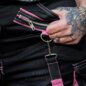 Banned Strappy Paxt Trousers (Black/Pink) | Blue Banana