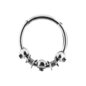 Blue Banana Surgical Steel Skulls Clicker (Silver/Copper) | Body Piercing Jewellery