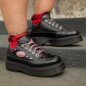 Dr Martens Buzz 5I Milled Gloss Shoe (Black) | Alternative Shoes