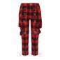 Banned Nocturne Buckle Trousers (Black/Red) | Alternative Fashion, Goth Clothing