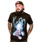 Official Band Merchandise Korn Sos-Puppe T-Shirt (Schwarz) | Blue Banana