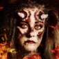 Wild Fire 1 Tag Rote Farbige Kontaktlinsen, Coloured Contacts UK