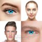 Angelic Blue 90 Farbige Kontaktlinsen | Chromaview Halloween Linsen