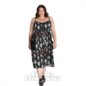 Hell Bunny Cersei Robe Maxi (Noir) | Blue Banana