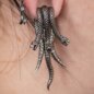 Blue Banana Steel Triple Snake Ear Weight (Silver) | Body Piercing Jewellery