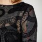 Hell Bunny Snake Charmer Mesh Top (Black) | Blue Banana