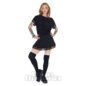 Jawbreaker Oversized Cat Knit Top (Black) | Alternative Fashion, Goth Clothing