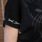 Jawbreaker Oversized Cat Knit Top (Black) | Alternative Fashion, Goth Clothing