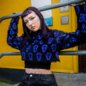Banned Lyric Jumper (Black/Purple) | Blue Banana