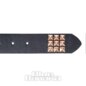 Blue Banana 3 Row Studded Belt (Black/Rose Gold)