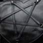 Banned Black Pentagram Heart Backpack | Blue Banana UK
