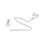 Blue Banana Triangle Cubic Zirconia Earrings (Silver) | Gothic Earrings