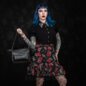 Hell Bunny Blooming Elle Skirt (Black) | Blue Banana