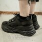 Buffalo Yuno Trainer (Black) | Alternative Platform Shoes