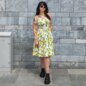 Banned June Lemon Dress (Multicolour) | Alternative Fashion, Goth Clothing