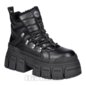Buffalo Gospher Mid Boot (Black) | Alternative Platform Boots