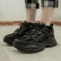 Buffalo Yuno Trainer (Black) | Alternative Platform Shoes