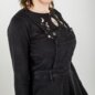 Hell Bunny Dakota Dress Pinafore Dress, Gothic Vintage Clothing