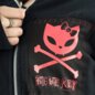 Bye Bye Kitty Dreieinigkeit Kapuzenpullover (Schwarz) | Blue Banana