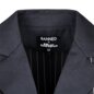 Abito a righe gessate Banned X Blue Banana (nero) | Mini abito gotico