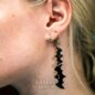 Blue Banana Bat Earrings (Black) | Blue Banana