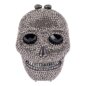 Blue Banana Crystal Skull Bag (Silver) | Alternative Handbags