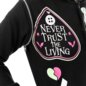 Heartless Hex Bear Varsity Jacket (Black) | Gothic Clothing