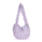Blue Banana Long Fur Bag (Lilac) | Alternative Accessories