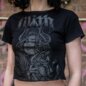 Jawbreaker Lilith Crop T-Shirt (Black) | Blue Banana