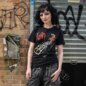 Official Korn Follow the Leader Hopscotch T-Shirt (Black) | Official Band Merchandise UK