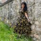 Banned Carol Golden Hour Wrap Dress (Black) | Alternative Fashion, Goth Clothing