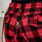 Banned Nocturne Buckle Trousers (Black/Red) | Alternative Fashion, Goth Clothing